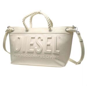 NEW DIESEL Rope Logo-Embossed Tote Bag